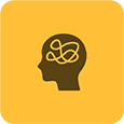 Mental health support icon