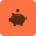 Piggy bank icon