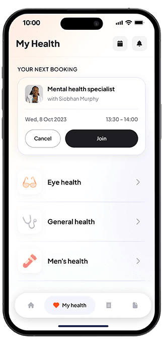 Simplyhealth my health services app